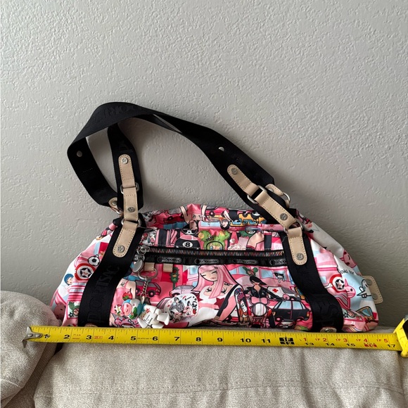 Lesportsac Tokidoki collab Shoulder Bag with bag charm - Picture 10 of 11
